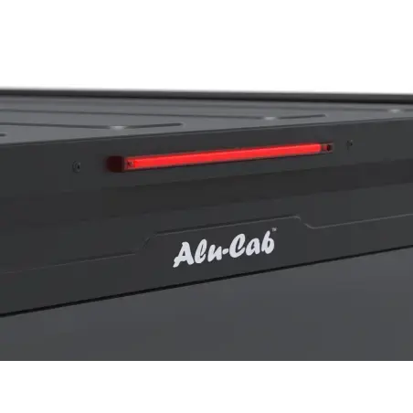 Hardtop Contour noir/ lisse avec fenêtre latérale pour Toyota Hilux Revo 2016+ double cabine Alu-Cab